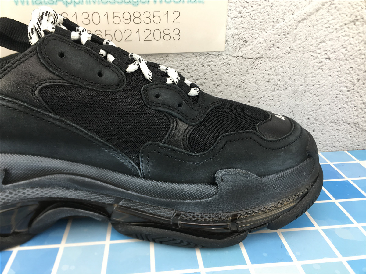 G5 Batch Balenciaga Triple S Black Clear Sole